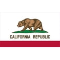 thumbnail image 4 of 5in x 3in California State Flag Sticker Vinyl State Flag Vehicle Decals, 4 of 4
