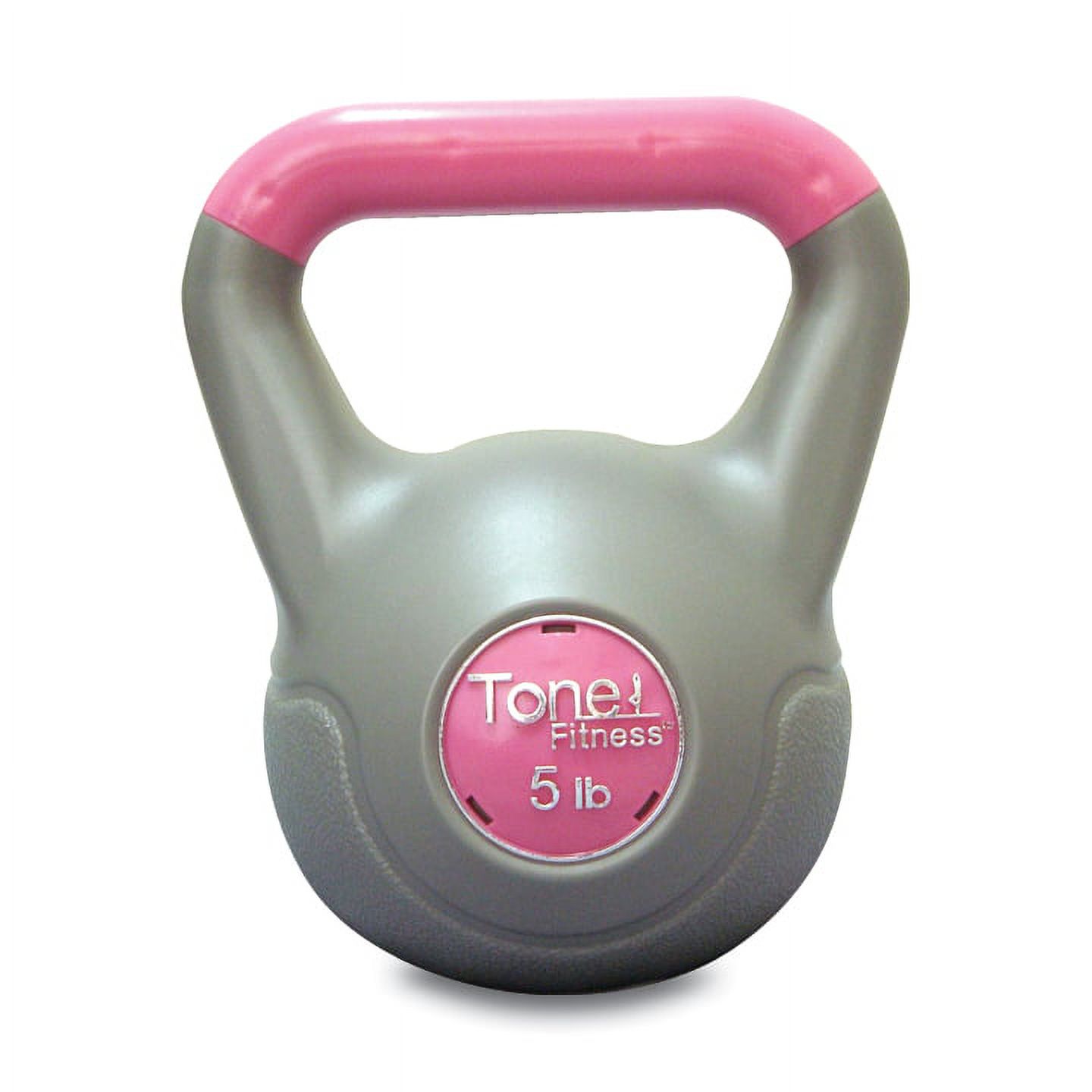 Tone Fitness 30 Lbs. Kettlebell Set, Includes 5-15 Lbs. - image 2 of 5