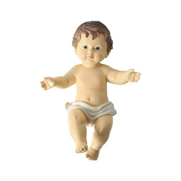 ZPAQI Resin Religious Nativity Figurine Little Baby Jesus Statue Ornament Christ Craft Home Decoration Gifts