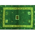 thumbnail image 1 of Ahgly Company Indoor Rectangle Abstract Green Contemporary Area Rugs, 7' x 10', 1 of 1