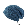 thumbnail image 1 of Qarigey Gorro elástico con estilo, gorros, tocados, tocados clásicos ajustables, ropa, turbante apilable Multicolor Sombreros Azul oscuro Qarigey AP010975-08B, 1 of 6