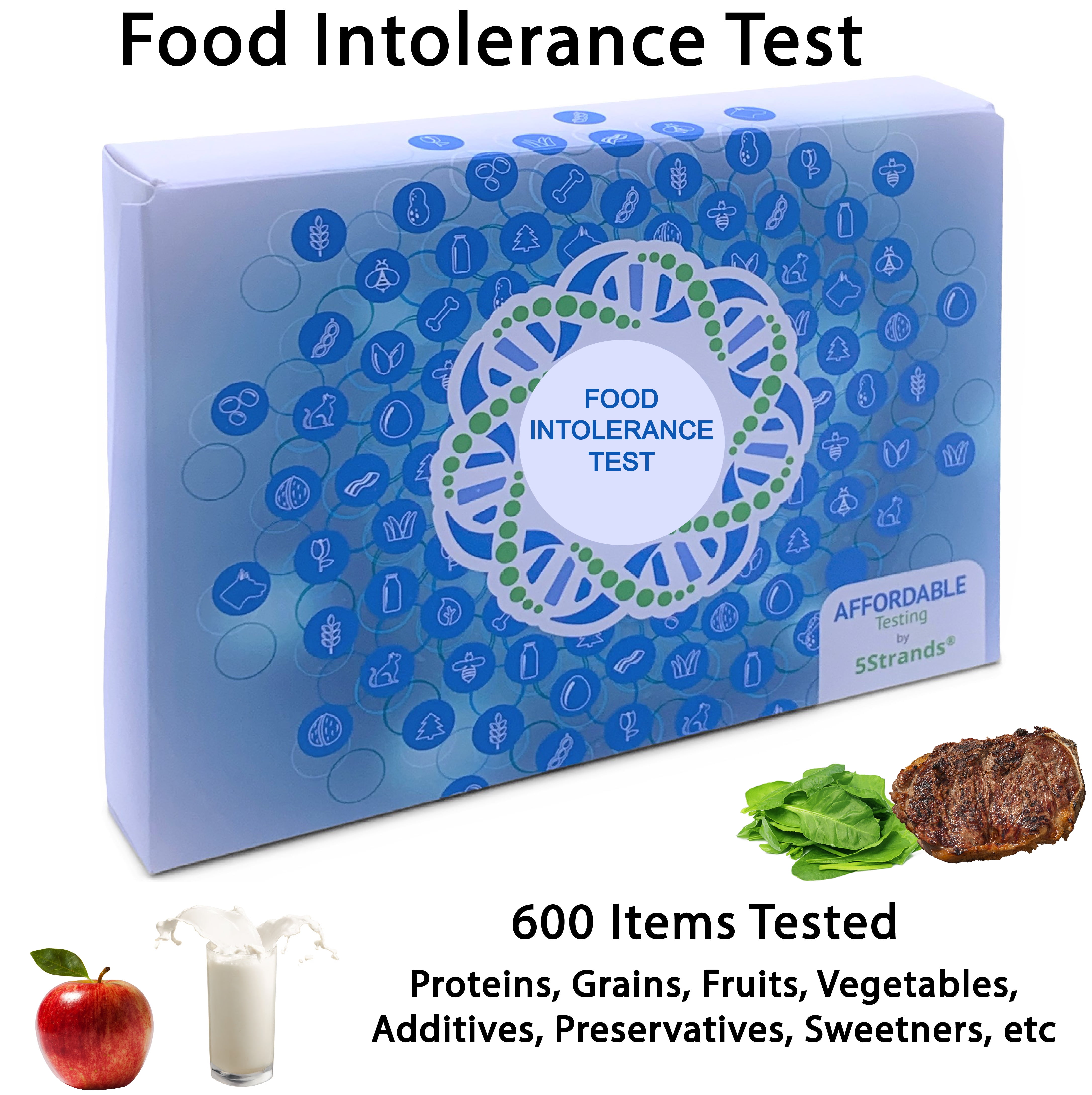 5Strands Affordable Testing Food Intolerance Test at Home Hair