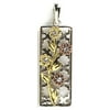Cousin Metal Rectangle Tri-Flowers