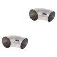 thumbnail image 1 of Redempat Durable CarAuto 201 Stainless Steel 90-Degree Bend Elbow Exhaust Pipe 2-inch Enhanced Performance Type1 2Set, 1 of 1