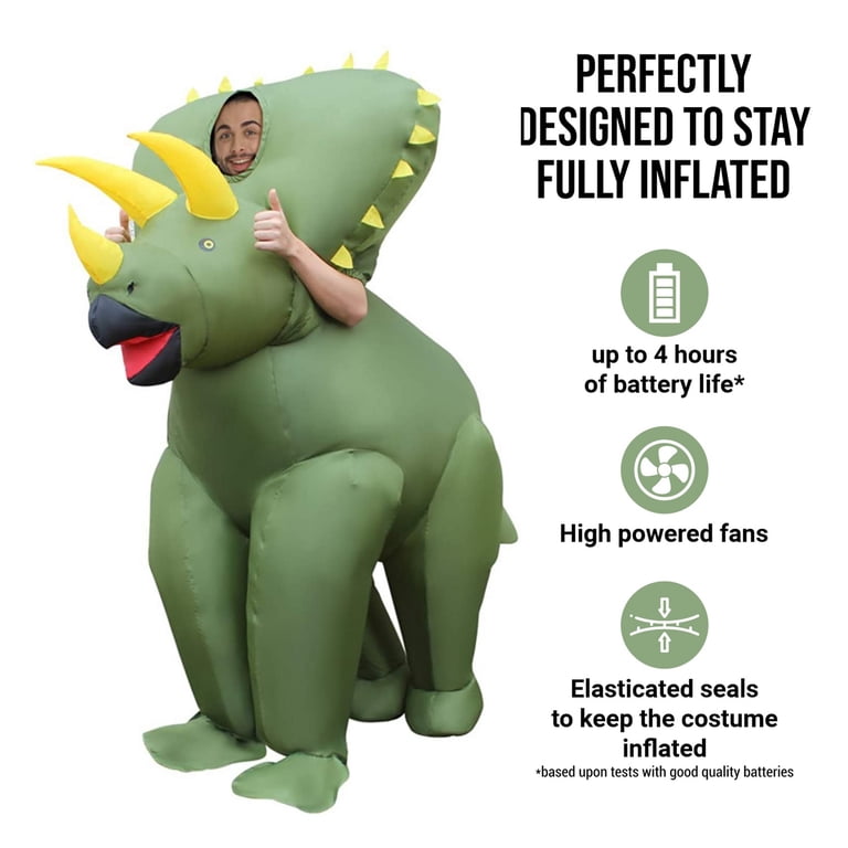 Blow Up Dinosaur Costume Adult HSCTEK Adult Inflatable Ride-On Dinosaur ...