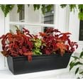 thumbnail image 3 of The HC Companies 24" Eclipse Plastic Window Box 7.76"x24"x6.57", Clay 2 Pack, 3 of 6