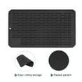thumbnail image 2 of Unique Bargains Silicone Dish Drying Mat Set, 11.8' x 7.9' Dish Drain Pad Heat Resistant Suitable for Kitchen-Black, 2 of 5