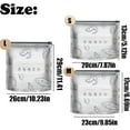 thumbnail image 2 of Reusable Aluminum Foil Sealable Storage Bags, Freezer Safe Leak Proof Stand Up Pouches with Vacuum Zipper Lock for Food Meat Seafood Vegetables Fruits Preservation, 2 of 7