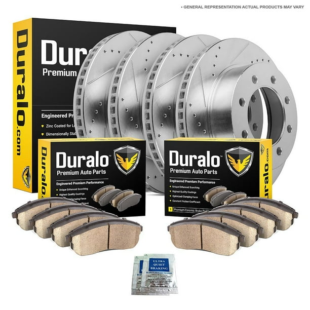 For Chevy Silverado 2500 Manual 2002 Front Rear Brake Pads And Rotors