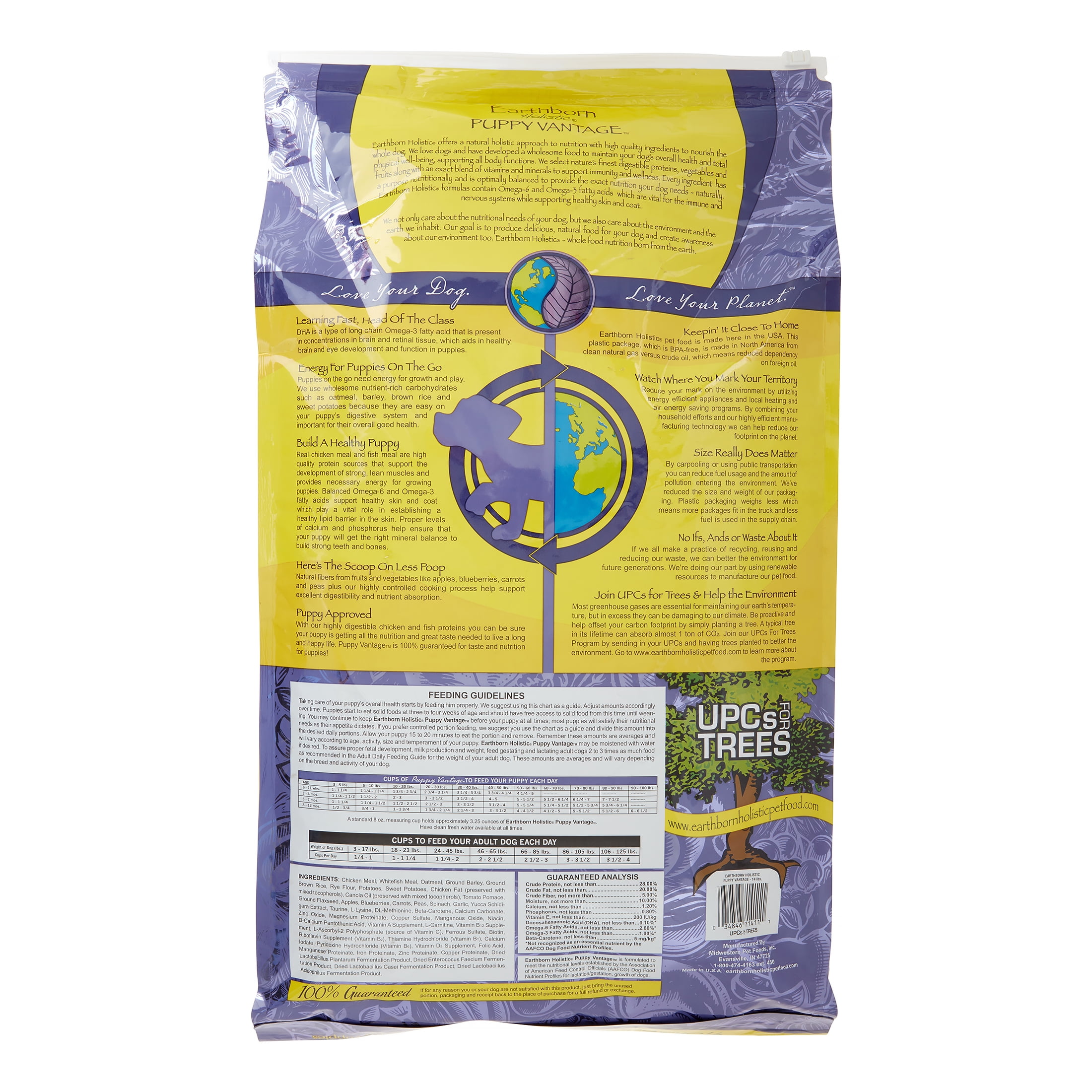 earthborn puppy vantage