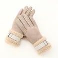 thumbnail image 2 of LEKODE Womens Gloves with Touchscreen Fingers Warm Gloves Winter Gloves Thermal Gloves for Women Warming Gloves Winter Gloves Men Thermal Gloves Men Beige A, 2 of 3