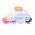 thumbnail image 1 of Envases cosméticos Art&Beauty, paquete de 10 unidades, 5 g, con tapas multicolores, 1 of 5