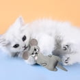 thumbnail image 4 of Juguetes de Hierba Gatera Salvador Juguete Interactivo para Masticar Almohada de Peluche Gris, 4 of 10
