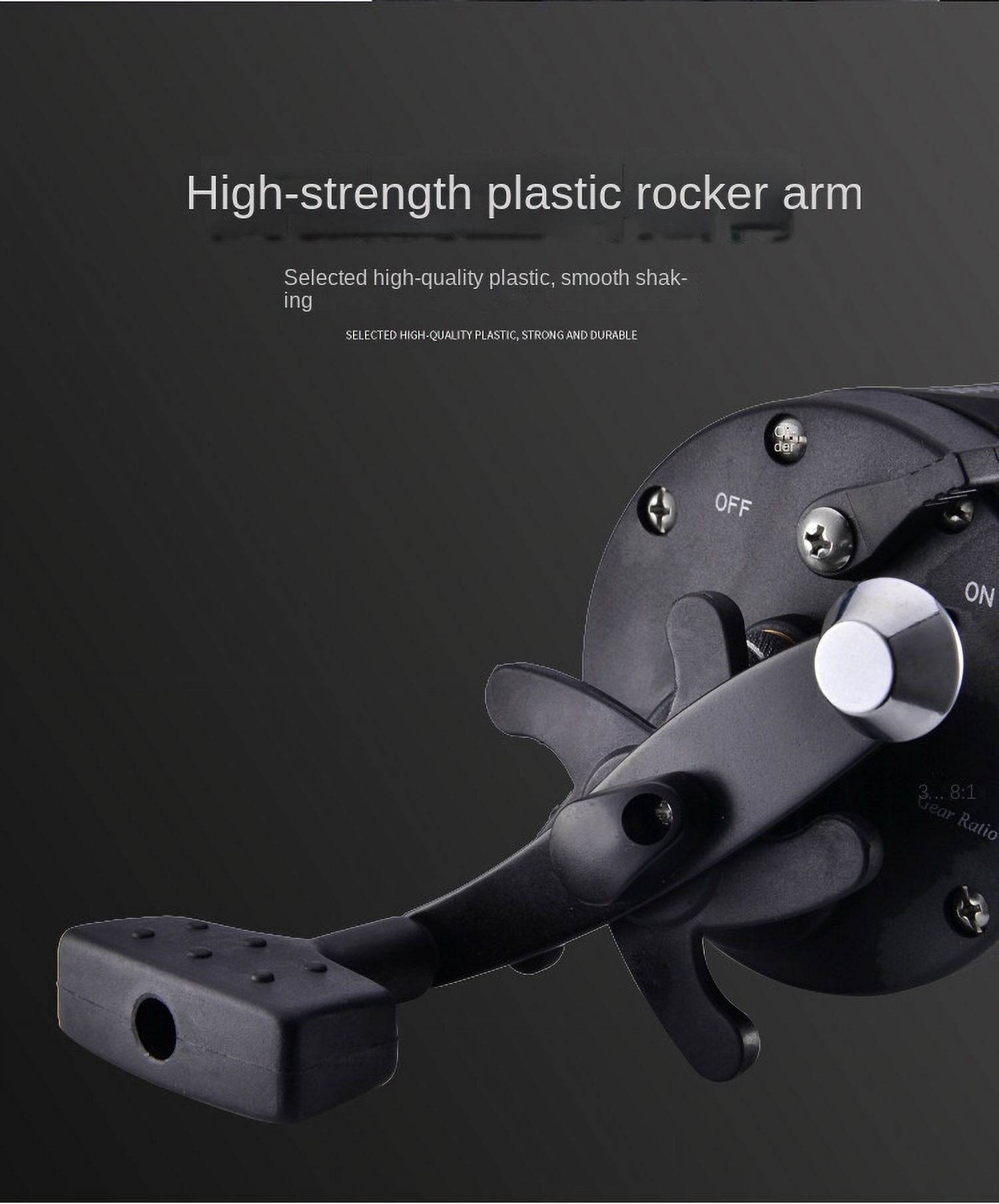All Metal Head Fishing Reel Sea Fishing Reel Visible Anchor Fish Boat Fishing Reel Drum Reel with Drain Line Reel