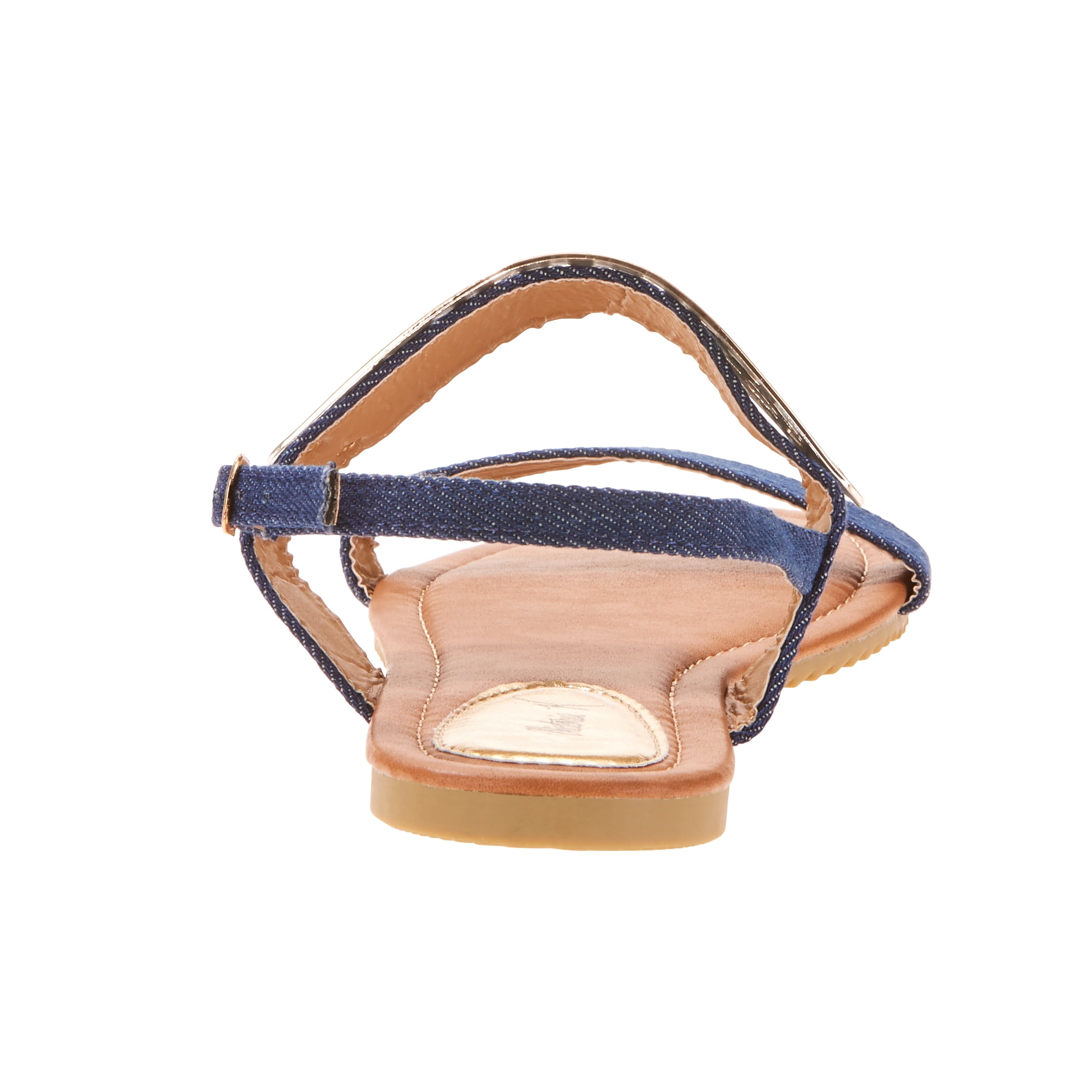 Victoria K Women's Gold Cuff Fashion Sandals
