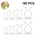 thumbnail image 1 of 160 PCS Plant Climbing Wall Fixture Clips, Plant Clips, Vine Plant Wall Clips, Self-Adhesive Invisible Plant Fixing Hook for Plant Garden Wall Clip, Sticky Plant Fixing Clip, 1 of 9