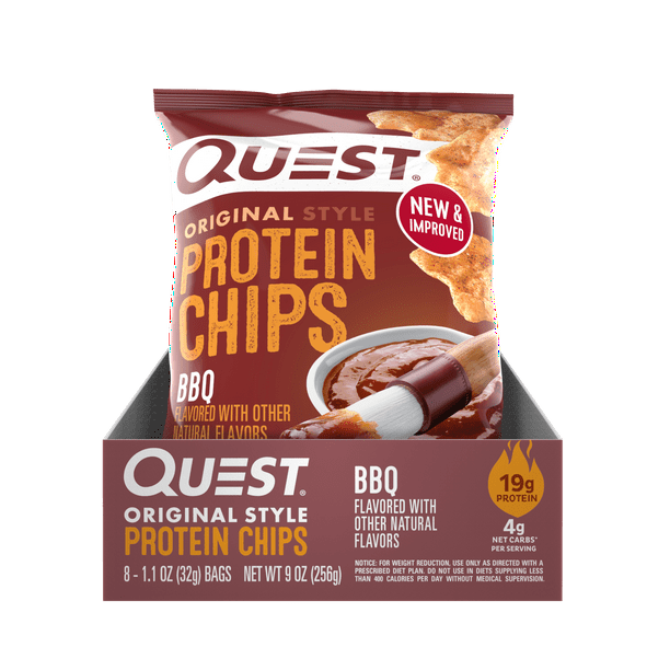 Quest Nutrition Bbq protein Chips Low Carb Gluten Free Potato Free Quest Nutrition Bbq protein Chips Low Carb Gluten Free Potato Free