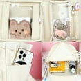 thumbnail image 4 of Kawaii Backpack for School, Cute Backpack with Kawaii Accessories Cartoon Brooch Pins and Stuffed Animal Pendant, 4 of 6