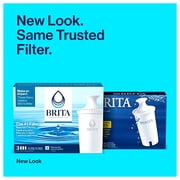 Brita Standard Water Filters for Pitchers and Dispensers - BPA-Free,Lasts Two Months or Gallons, Replaces 1,800 Plastic Water Bottles annually