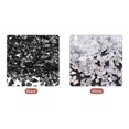 thumbnail image 2 of Uxcell 2 Colors Crushed Glass Chips, 1-4mm Irregular Sequins Metallic Color Glass 28g White, Black, 2 of 5