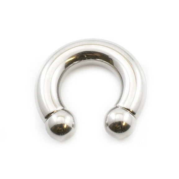 Horseshoe Jewelry 00 Gauge (16 mm) Perfect for Prince Albert Internally Threaded