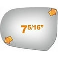 thumbnail image 3 of Flat Driver Side Replacement Mirror Glass for 2000-2006 Mazda MPV W/O Baking Plate, 3 of 4