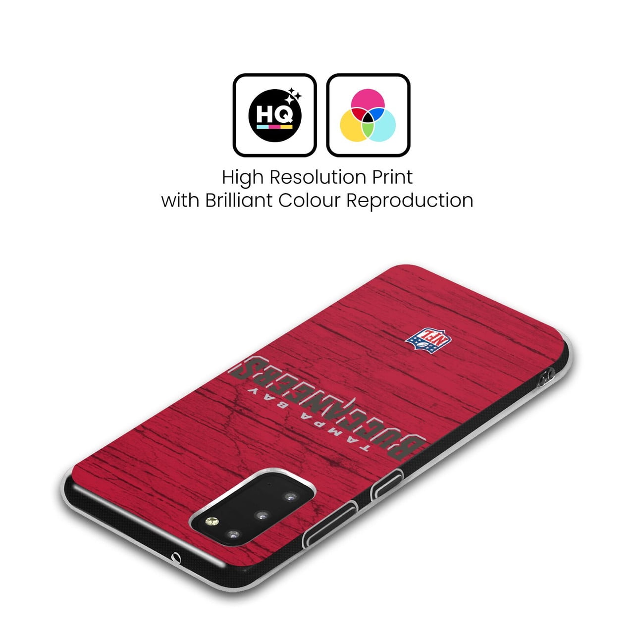 Head Case Designs NFL Tampa Bay Buccaneers Logo Distressed Look Soft Gel Case for Samsung Galaxy S23 FE 5G