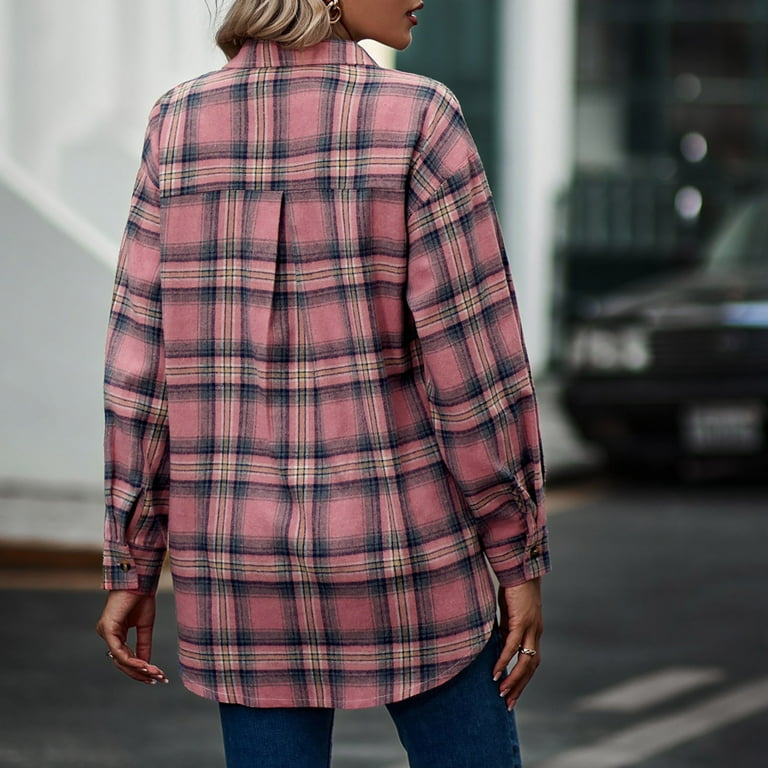 Fashion long sleeve plaid splicing coat sale