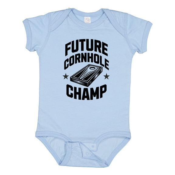 Inktastic Future Cornhole Champ Lawn Game Boys or Girls Baby Bodysuit