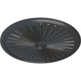 thumbnail image 3 of 33 1/8"OD x 3 1/2"ID x 1 3/8"P Leandros Ceiling Medallion (Fits Canopies up to 5"), Hand-Painted Pewter, 3 of 6