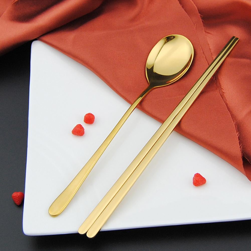 Korean Stainless Steel Spoon & Chopsticks-Set Tableware 5 Styles Gifts Hot 