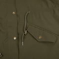 thumbnail image 6 of Shiusina Women's Warm Hooded Thick Padded Outerwear Big Collar Jackets Green L, 6 of 9