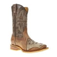 thumbnail image 2 of Tin Haul Mens High Roller Embroidered Tooled Inlay Square Toe Pull On Cowbo, 2 of 5