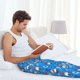 thumbnail image 5 of Fotbe Gnomes in USA Pantalones de Pijama para Hombre, Pantalones de Dormir, Pantalones de Casa con Cintura Ajustable y Bolsillos-Large, 5 of 6