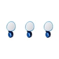 thumbnail image 3 of Greeniant Espejos retrovisores para manillar de bicicleta de 3 colores, espejo retrovisor para ciclismo MTB, mango de silicona para bicicleta, espejo Azul 3piezas, 3 of 6