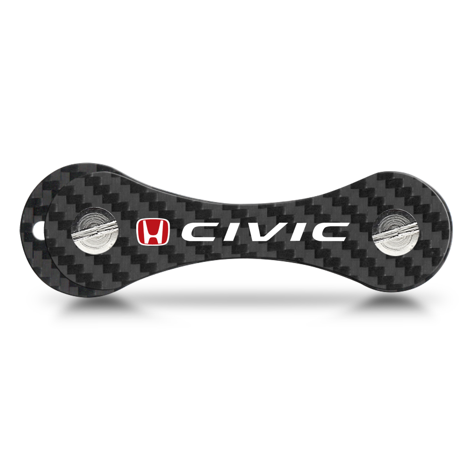 Honda Civic Real Carbon Fiber Key Organizer Holder Key Chain