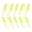 Fluorescent yellow, variant on 10pcs Artificial Baits Fishing Tackle Soft Baits Wobblers Split Tail Lures for Trout 4cm 0.35g Swimbaits Mini Lures