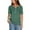Green, variant on Brnmxoke Womens Shirts Dressy Casual Short Sleeve 2025 Summer Tops Spring V Neck Button Up Tunic Blouses Solid Color Loose Comfy Work Office Henley Tshirt Brown,XXXL