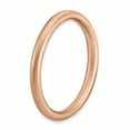 thumbnail image 3 of Bague en Argent Sterling Stackable Expressions Satin Plaqué Rose Taille 8, 3 of 3