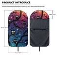 thumbnail image 7 of Uourmeti 1 Pack Car Seat Towel Cover Easy Install, Compatible with Van Truck Bucket Seat, Stain Resistant Terry Cloth Car Seat Cover, Halloween Owl Bat Design, 7 of 7