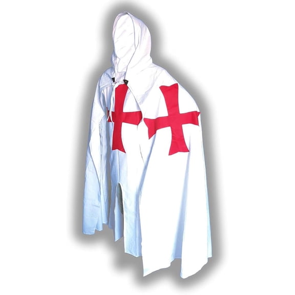 Medieval Crusader Knight Tunic Cloak Cape Set Templar Knights Reenactment Costume