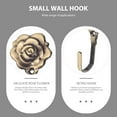 thumbnail image 3 of GOOHOCHY 4 juegos de alzapaños para cortinas de pared con diseño de rosas de hierro antiguo, 3 of 7