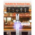 thumbnail image 5 of VEVOR Glass Froster Chiller, CO2 Beer Glass Froster, 8-10 Seconds/Cup Instant Glass Chiller for Wine, Cocktail, Champagne, Mixed Drinks, Juice, Ideal for Bar, Restaurant, Home Kitchen, 5 of 9