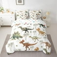 thumbnail image 2 of Castle Fairy Child Teens Animal Dino Twin Bedding Sets,Cute Dinosaur Bedding Comforter Set, 2 of 8