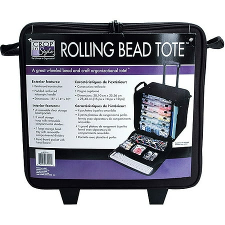 Rolling Bead Tote, Black