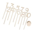 thumbnail image 2 of 30 Piezas 1-30 Números de de Decoración de Perfecta para Bodas, Cumpleaños, Aniversarios, Hogar perfecl Números de mesa de madera, 2 of 8