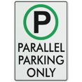 thumbnail image 1 of Parallel Parking Only Sign 12 X 8 Inch Metal Sign Rustproof Aluminum Multicolor, 1 of 8