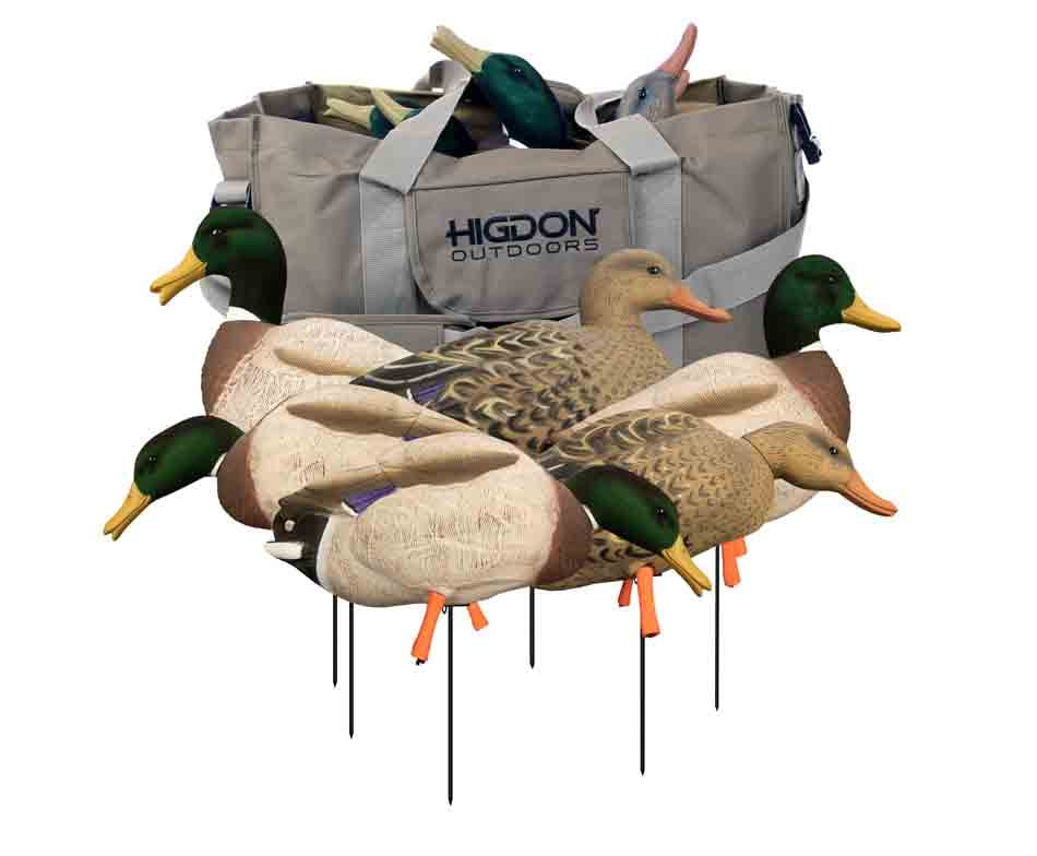 Buy Higdon Decoys Magnum FullBody Mallard Decoys Variety 6 Pack with Flocked Heads Online at