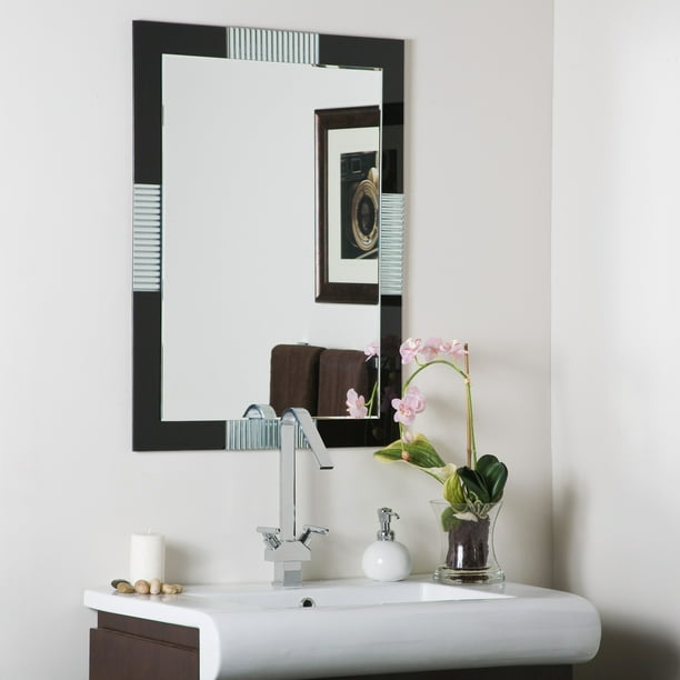 Decor Wonderland Francisco Bathroom, How Much Do Frameless Bathroom Mirrors Cost