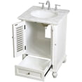 thumbnail image 5 of 24 inch Single Bathroom Vanity in Antique White, 5 of 16